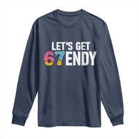 Funny Six Seven 67 Long Sleeve Shirt Lets Get Sendy 6 7 Meme Icecream - Wonder Print Shop