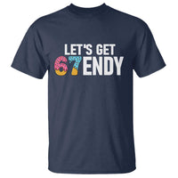 Funny Six Seven 67 T Shirt Lets Get Sendy 6 7 Meme Icecream - Wonder Print Shop