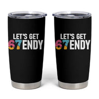 Funny Six Seven 67 Tumbler Cup Lets Get Sendy 6 7 Meme Icecream - Wonder Print Shop