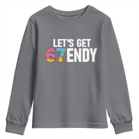 Funny Six Seven 67 Youth Sweatshirt Lets Get Sendy 6 7 Meme Icecream - Wonder Print Shop
