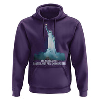 Statue of Liberty Ghost Hoodie Are We Great Yet Cause I Just Feel Embarrased - Wonder Print Shop