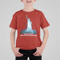 Statue of Liberty Ghost T Shirt For Kid Are We Great Yet Cause I Just Feel Embarrased - Wonder Print Shop