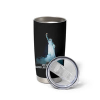 Statue of Liberty Ghost Tumbler Cup Are We Great Yet Cause I Just Feel Embarrased - Wonder Print Shop