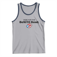 Here For The Benito Bowl Tank Top Funny Puerto Rican Football Party Celebration