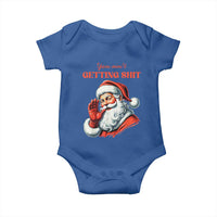 Funny Santa Baby Onesie You Ain't Getting Shit Retro