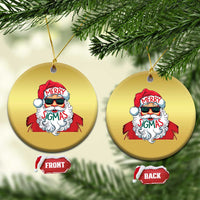 Funny Santa Rizz Xmas Christmas Ornament Merry Rizzmas Sigmas Xmas Gen Alpha Middle School - Wonder Print Shop