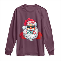 Funny Santa Rizz Christmas Long Sleeve Shirt Merry Rizzmas Sigmas Xmas Gen Alpha Middle School