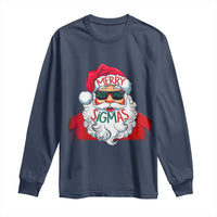 Funny Santa Rizz Christmas Long Sleeve Shirt Merry Rizzmas Sigmas Xmas Gen Alpha Middle School