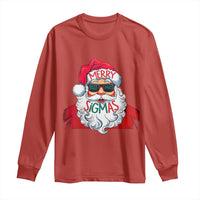 Funny Santa Rizz Christmas Long Sleeve Shirt Merry Rizzmas Sigmas Xmas Gen Alpha Middle School