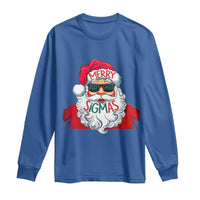 Funny Santa Rizz Christmas Long Sleeve Shirt Merry Rizzmas Sigmas Xmas Gen Alpha Middle School