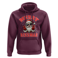 Funny Santa Rizz Christmas Hoodie Merry Rizzmas Claus Funny Xmas