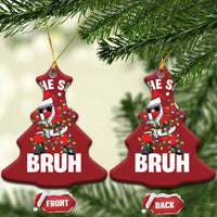 Funny Dabbing Santa Rizz Xmas Christmas Ornament Rizz The Season Bruh Xmas Lights - Wonder Print Shop