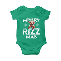 Funny Santa Rizz Christmas Baby Onesie Merry Rizz Mas Cool