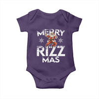 Funny Santa Rizz Christmas Baby Onesie Merry Rizz Mas Cool