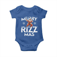 Funny Santa Rizz Christmas Baby Onesie Merry Rizz Mas Cool