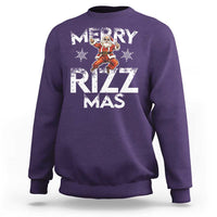 Funny Santa Rizz Christmas Sweatshirt Merry Rizz Mas Cool - Wonder Print Shop