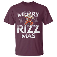 Funny Santa Rizz Christmas T Shirt Merry Rizz Mas Cool - Wonder Print Shop