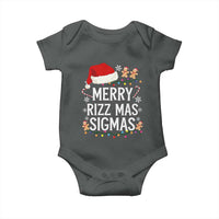 Funny Santa Rizz Christmas Baby Onesie Merry Rizzmas Sigmas