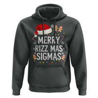 Funny Santa Rizz Christmas Hoodie Merry Rizzmas Sigmas