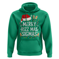 Funny Santa Rizz Christmas Hoodie Merry Rizzmas Sigmas
