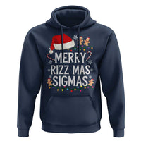 Funny Santa Rizz Christmas Hoodie Merry Rizzmas Sigmas