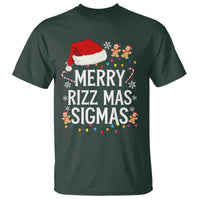 Funny Santa Rizz Christmas T Shirt Merry Rizzmas Sigmas - Wonder Print Shop