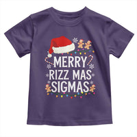 Funny Santa Rizz Christmas Toddler T Shirt Merry Rizzmas Sigmas
