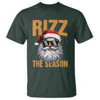 Funny Santa Rizz Christmas T Shirt Rizz The Season - Wonder Print Shop