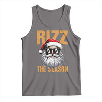 Funny Santa Rizz Christmas Tank Top Rizz The Season