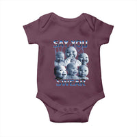 Funny Tuff Baby Meme Baby Onesie Say You Swear Viral AI Niche Baby Holding Back Laugh - Wonder Print Shop