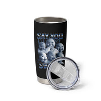 Funny Tuff Baby Meme Tumbler Cup Say You Swear Viral AI Niche Baby Holding Back Laugh - Wonder Print Shop