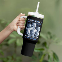 Funny Tuff Baby Meme Tumbler With Handle Say You Swear Viral AI Niche Baby Holding Back Laugh - Wonder Print Shop