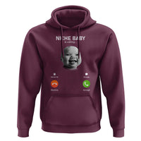 Funny Tuff Baby Meme Hoodie Tell ‘Em Son AI Niche Baby Motion Holding Laugh - Wonder Print Shop