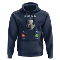 Funny Tuff Baby Meme Hoodie Tell ‘Em Son AI Niche Baby Motion Holding Laugh - Wonder Print Shop