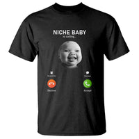Funny Tuff Baby Meme T Shirt Tell ‘Em Son AI Niche Baby Motion Holding Laugh - Wonder Print Shop
