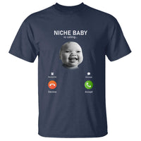 Funny Tuff Baby Meme T Shirt Tell ‘Em Son AI Niche Baby Motion Holding Laugh - Wonder Print Shop