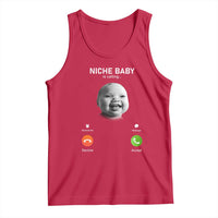 Funny Tuff Baby Meme Tank Top Tell ‘Em Son AI Niche Baby Motion Holding Laugh - Wonder Print Shop