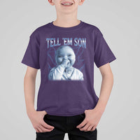 Funny Giggling Niche Baby Is Calling T Shirt For Kid Tuff Baby AI Laughing Gen Alpha Meme - Wonder Print Shop