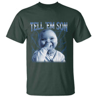 Funny Giggling Niche Baby Is Calling T Shirt Tuff Baby AI Laughing Gen Alpha Meme - Wonder Print Shop