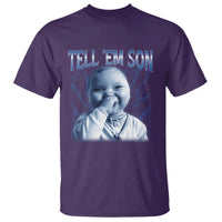 Funny Giggling Niche Baby Is Calling T Shirt Tuff Baby AI Laughing Gen Alpha Meme - Wonder Print Shop