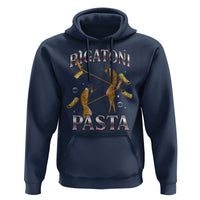 Rigatoni Pasta Lover Marcus The Worm Hoodie Retro 90s Bootleg Weird Meme Internet Humor - Wonder Print Shop