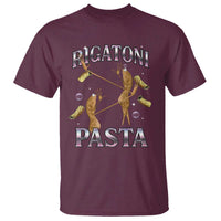 Rigatoni Pasta Lover Marcus The Worm T Shirt Retro 90s Bootleg Weird Meme Internet Humor - Wonder Print Shop