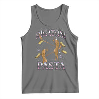 Rigatoni Pasta Lover Marcus The Worm Tank Top Retro 90s Bootleg Weird Meme Internet Humor - Wonder Print Shop