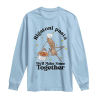 Rigatoni Pasta Chef Marcus The Worm Long Sleeve Shirt We'll Make Some Together Wholesome Weird Meme - Wonder Print Shop