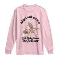 Rigatoni Pasta Chef Marcus The Worm Long Sleeve Shirt We'll Make Some Together Wholesome Weird Meme - Wonder Print Shop