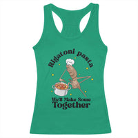 Rigatoni Pasta Chef Marcus The Worm Racerback Tank Top We'll Make Some Together Wholesome Weird Meme - Wonder Print Shop