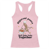 Rigatoni Pasta Chef Marcus The Worm Racerback Tank Top We'll Make Some Together Wholesome Weird Meme - Wonder Print Shop