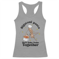 Rigatoni Pasta Chef Marcus The Worm Racerback Tank Top We'll Make Some Together Wholesome Weird Meme - Wonder Print Shop