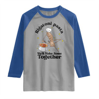 Rigatoni Pasta Chef Marcus The Worm Raglan Shirt We'll Make Some Together Wholesome Weird Meme - Wonder Print Shop