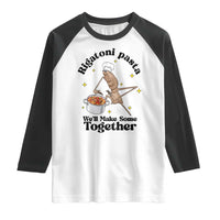 Rigatoni Pasta Chef Marcus The Worm Raglan Shirt We'll Make Some Together Wholesome Weird Meme - Wonder Print Shop